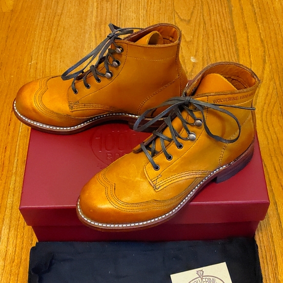 Size 5 Women's Wolverine 1000 Mile Addison Boot in tan - Picture 2 of 5